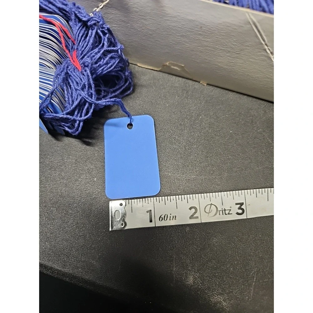 Blank Pre-Strung Merchandise Price Tags Blue Box Of 800